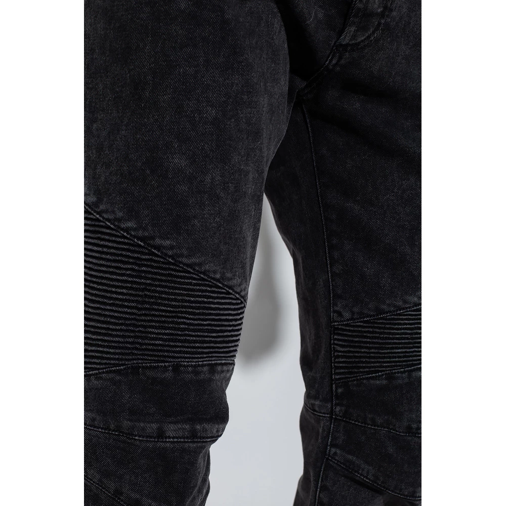 Balmain Jeans With Logo Gray 3 Balmain Jeans With Logo Gray