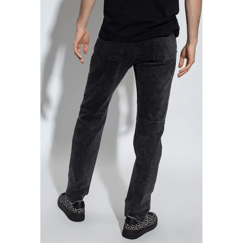 Balmain Jeans With Logo Gray 4 Balmain Jeans With Logo Gray - Image 2