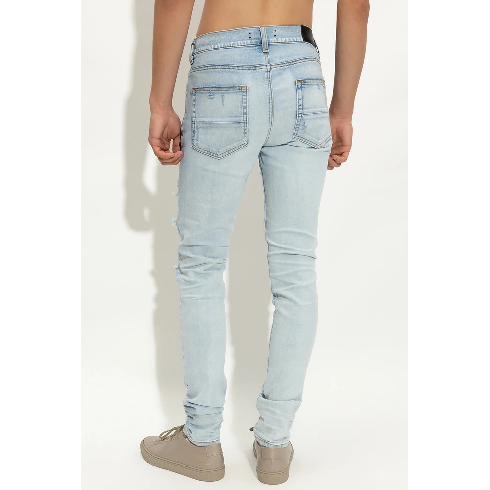 Amiri Jeans With Vintage Effect Blue 7 Amiri Jeans With Vintage Effect Blue - Image 5