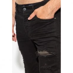 Amiri Jeans With Logo Black