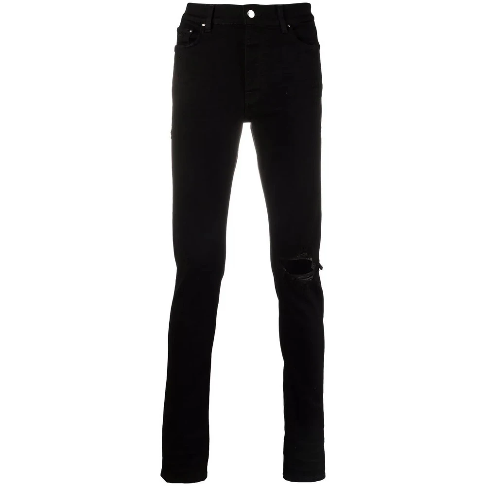Amiri Distressed Look Skinny Jeans Black 4 Amiri Distressed Look Skinny Jeans Black - Image 2