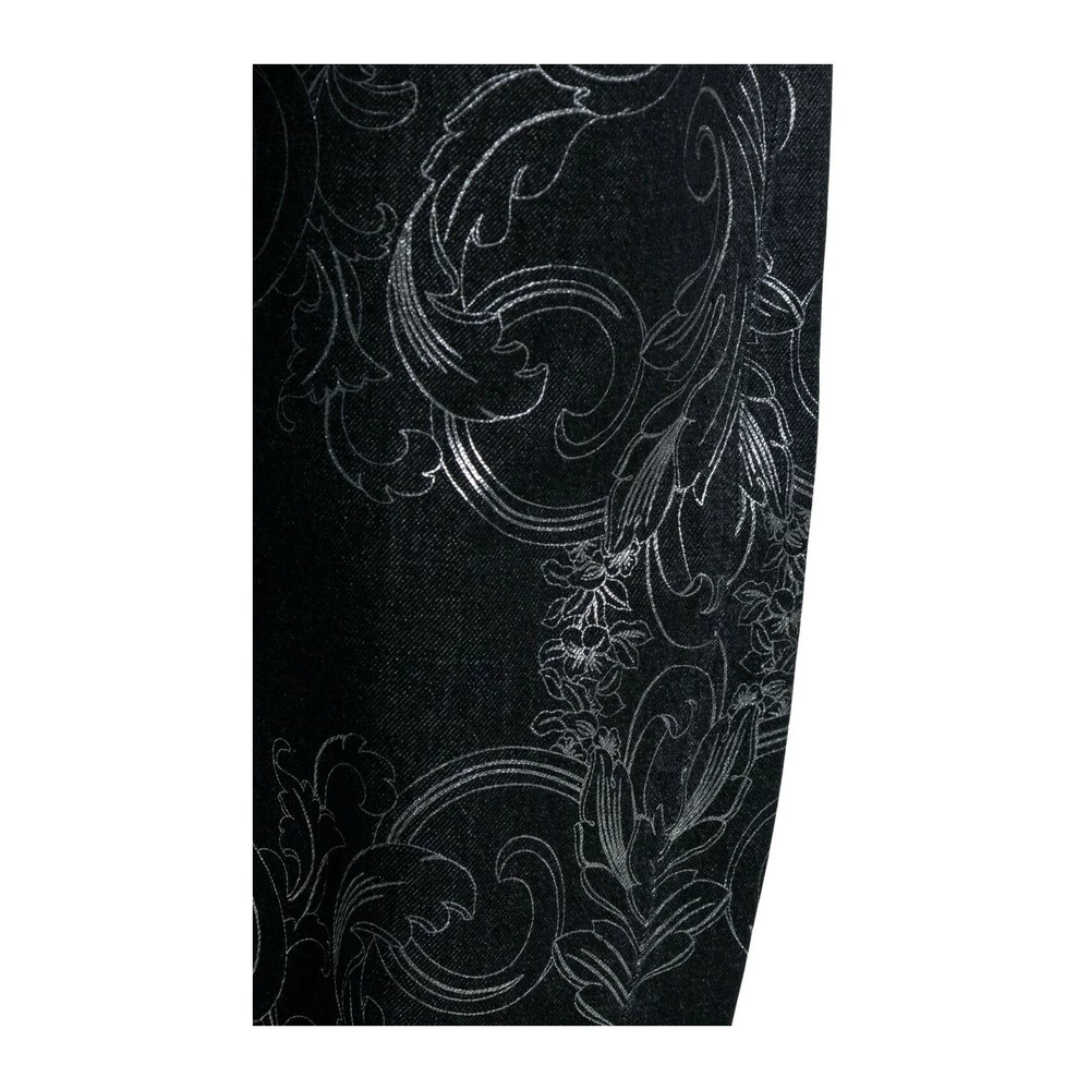 Versace Patterned Jeans Black 7 Versace Patterned Jeans Black - Image 5