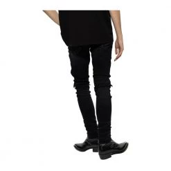 Amiri Jeans With Vintage Effect Black