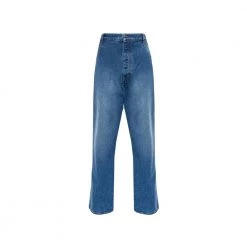 Ami Paris Jeans With Dropped Crotch Blue